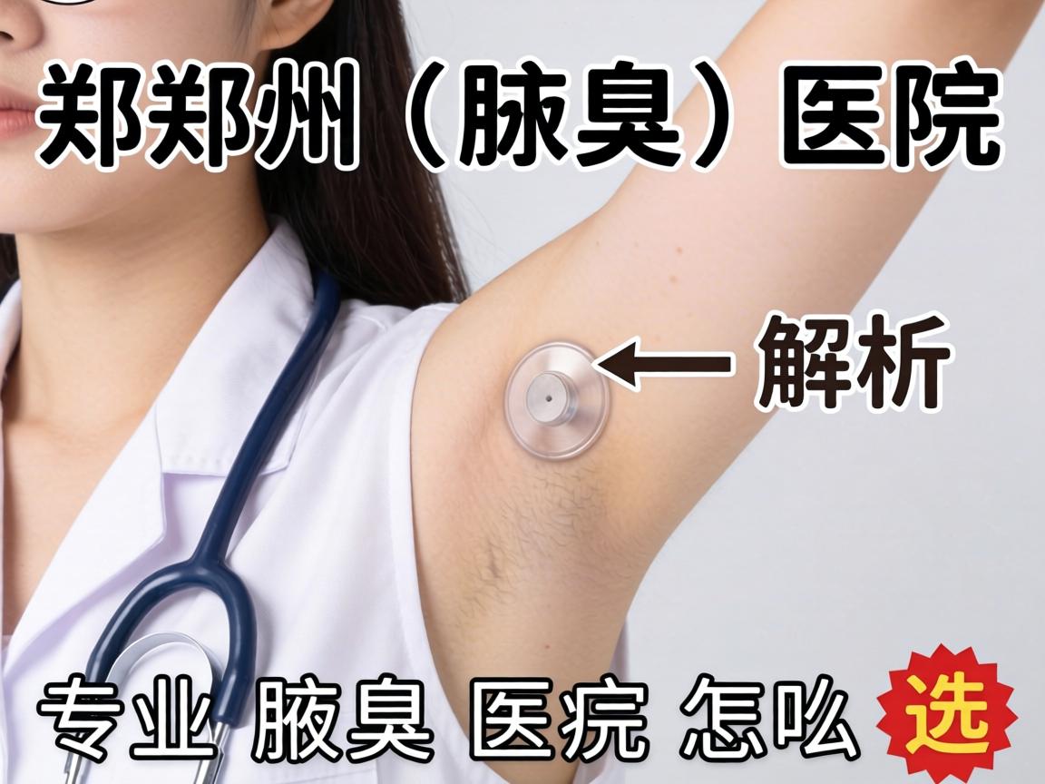 郑州腋臭医院解析，郑州专业腋臭医院怎么选