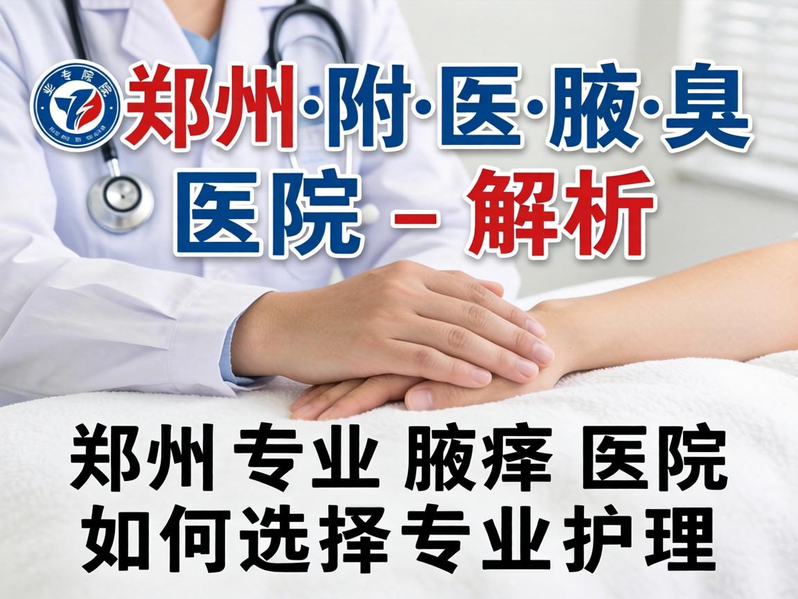 郑州附医腋臭医院解析，郑州专业腋臭医院如何选择专业护理