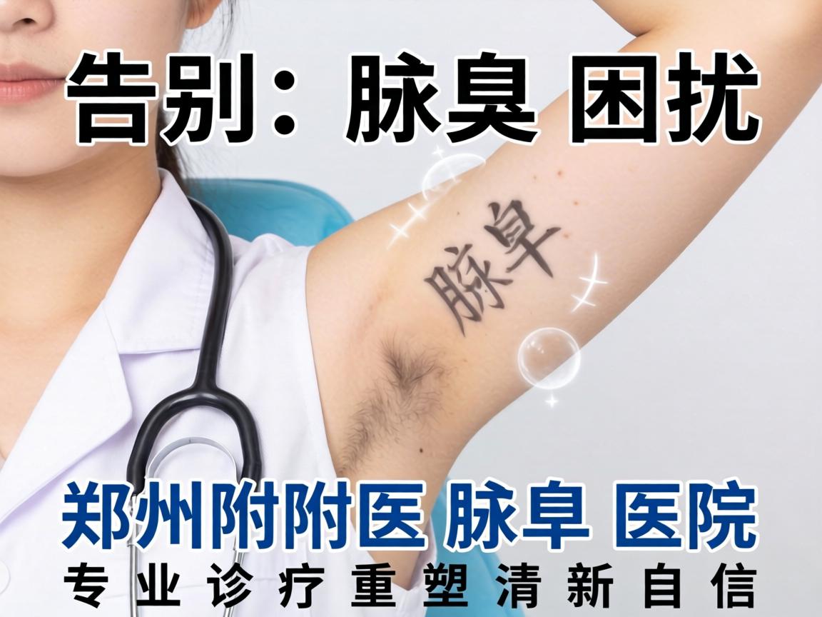 告别腋臭困扰，郑州附医腋臭医院，专业诊疗重塑清新自信