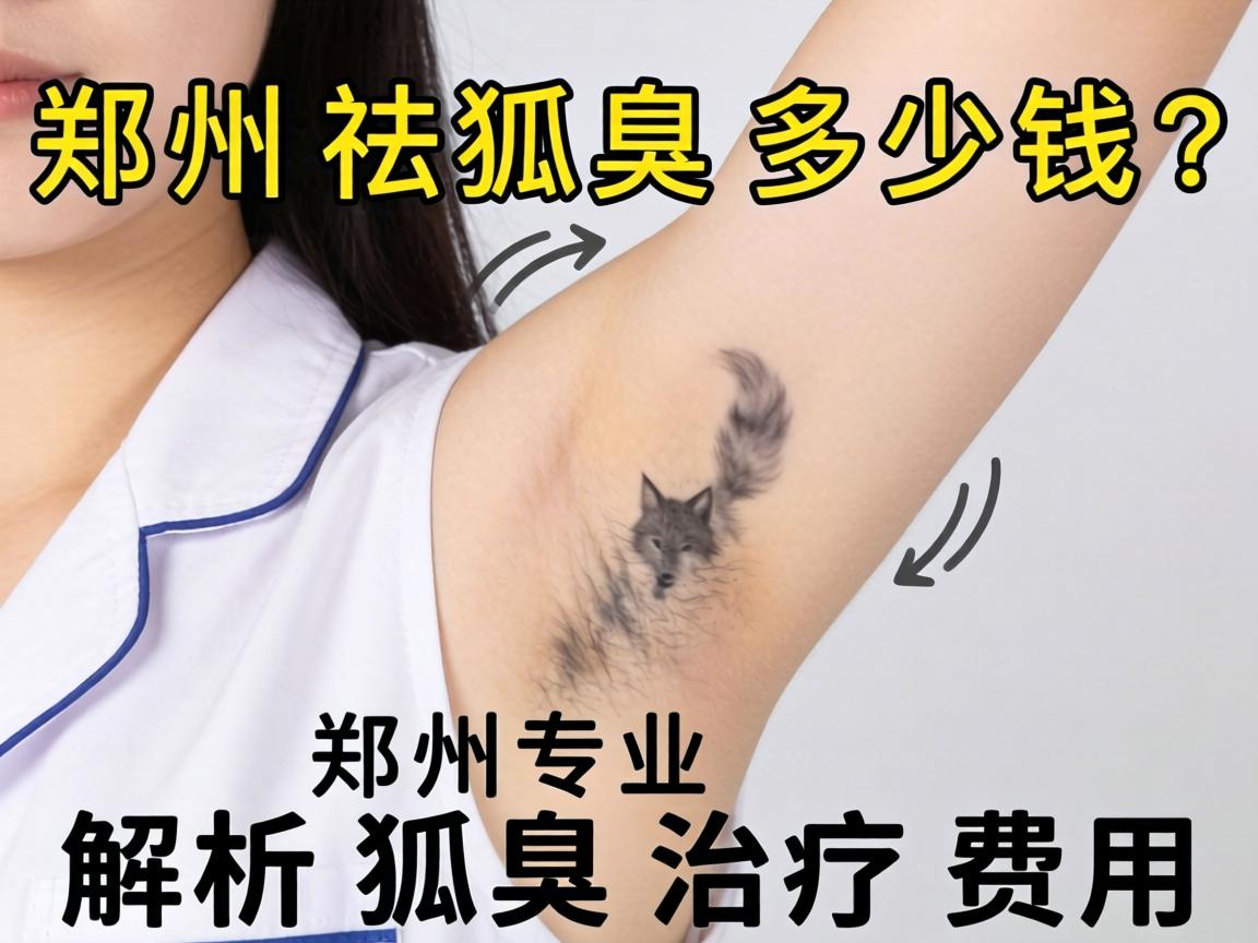郑州祛狐臭多少钱？郑州专业解析狐臭治疗费用
