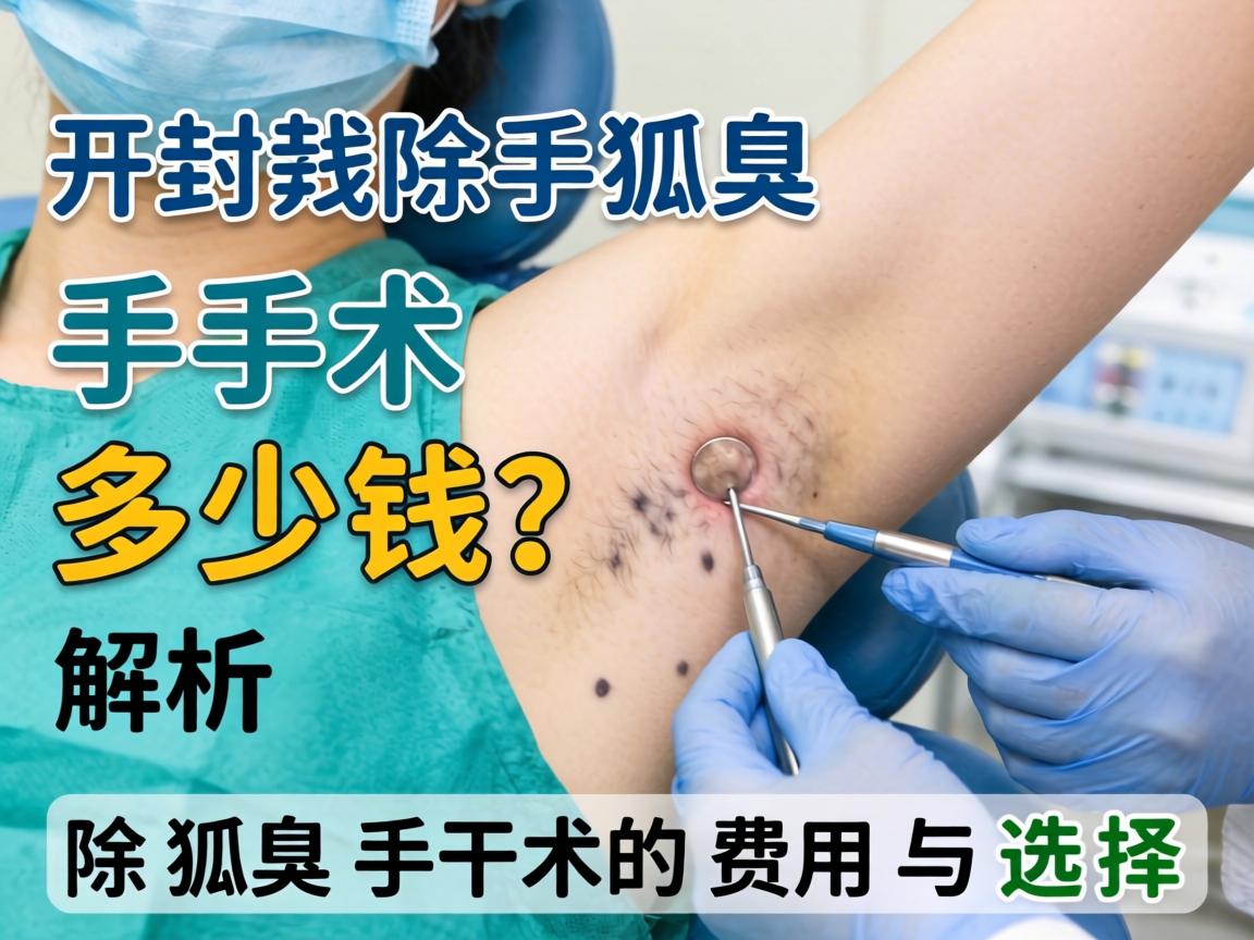 开封除狐臭手术多少钱?解析除狐臭手术的费用与选择 开封除狐臭手术多少钱?解析除狐臭手术的费用与选择