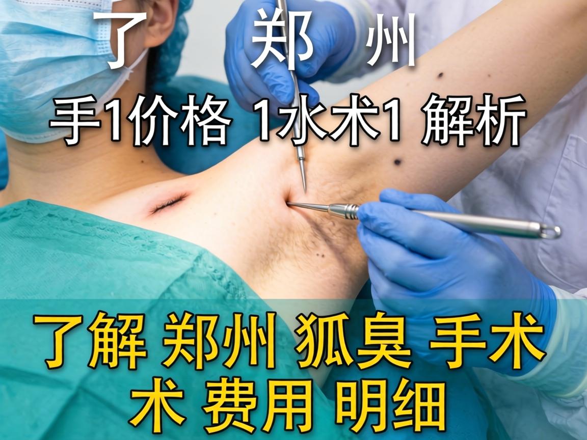 郑州狐臭手术价格解析，了解郑州狐臭手术费用明细