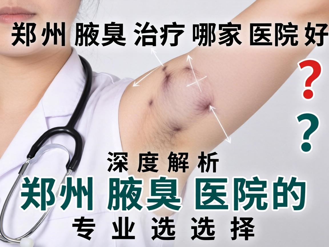 郑州腋臭治疗哪家医院好？深度解析郑州腋臭医院的专业选择