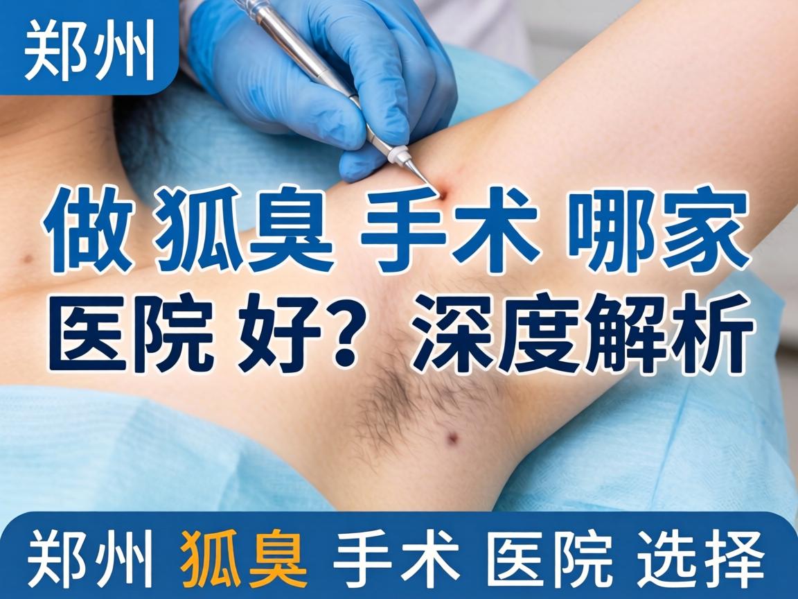 郑州做狐臭手术哪家医院好？深度解析郑州狐臭手术医院选择
