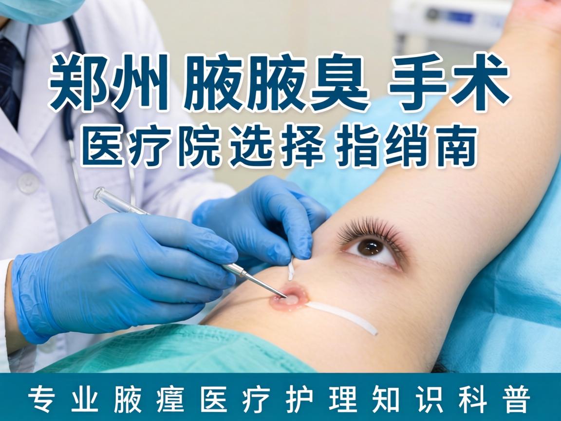 郑州腋臭手术医院选择指南,专业腋臭医疗护理知识科普 郑州腋臭手术医院选择指南,专业腋臭医疗护理知识科普