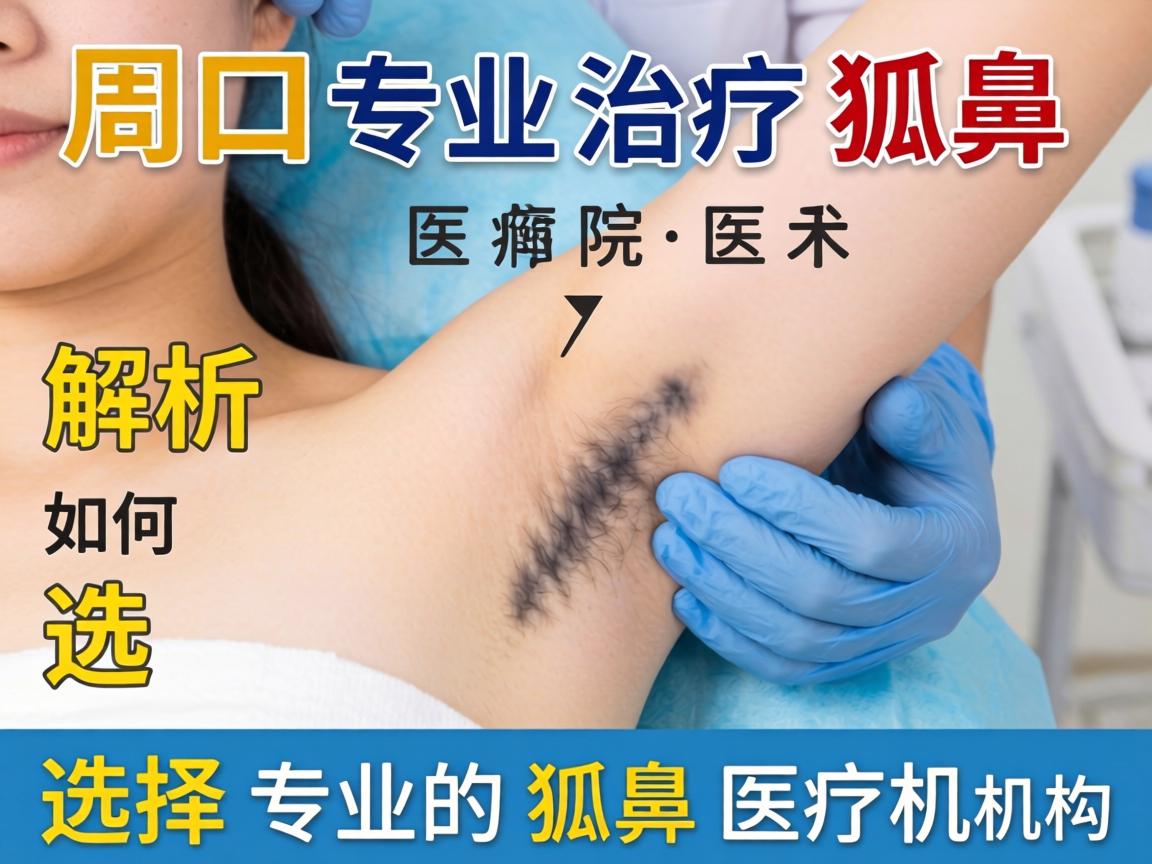 周口专业治疗狐臭医院解析，如何选择专业的狐臭医疗机构