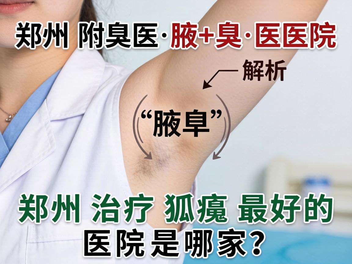 郑州附医腋臭医院解析，郑州治疗狐臭最好的医院是哪家？