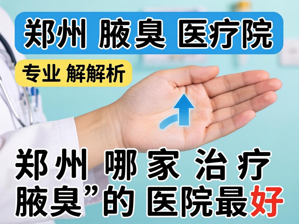 郑州腋臭医院专业解析，郑州哪家治疗腋臭的医院最好