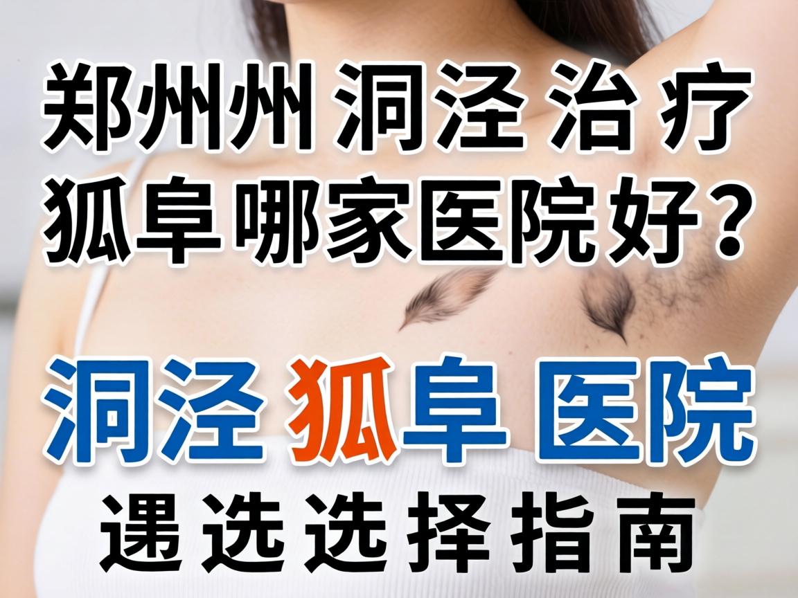 郑州洞泾治疗狐臭哪家医院好？洞泾狐臭医院选择指南