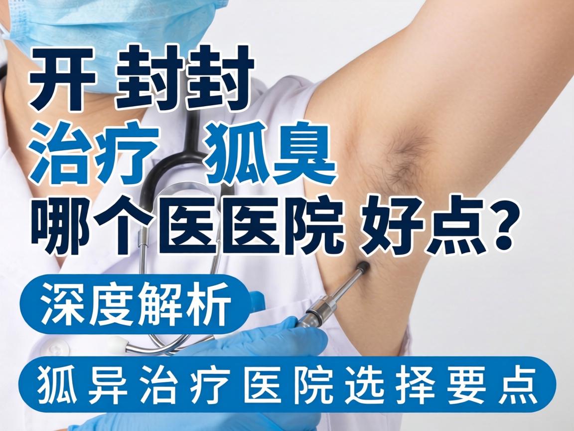 开封治疗狐臭哪个医院好点？深度解析狐臭治疗医院选择要点