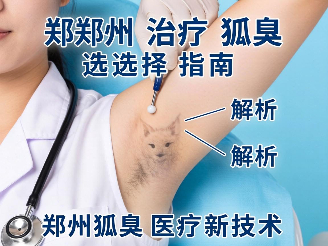 郑州治疗狐臭选择指南，解析郑州狐臭医疗新技术