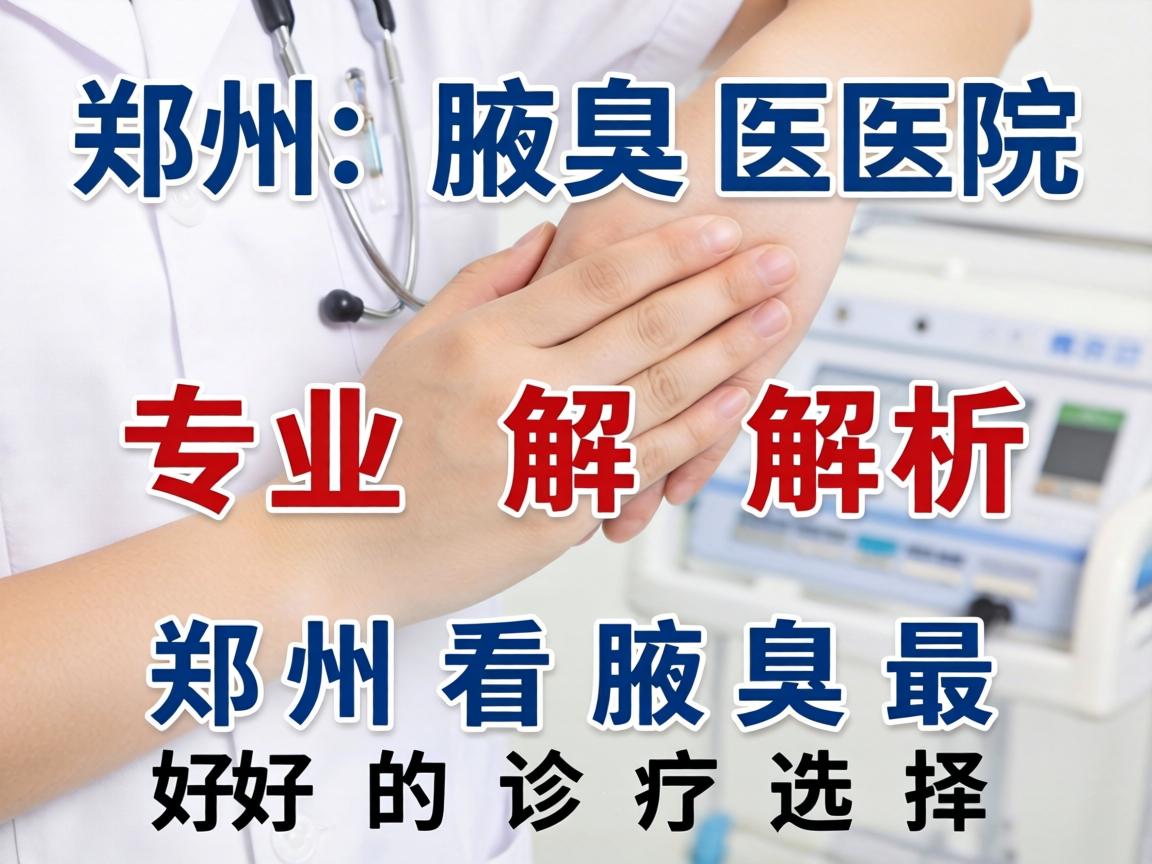 郑州腋臭医院专业解析，郑州看腋臭最好的诊疗选择