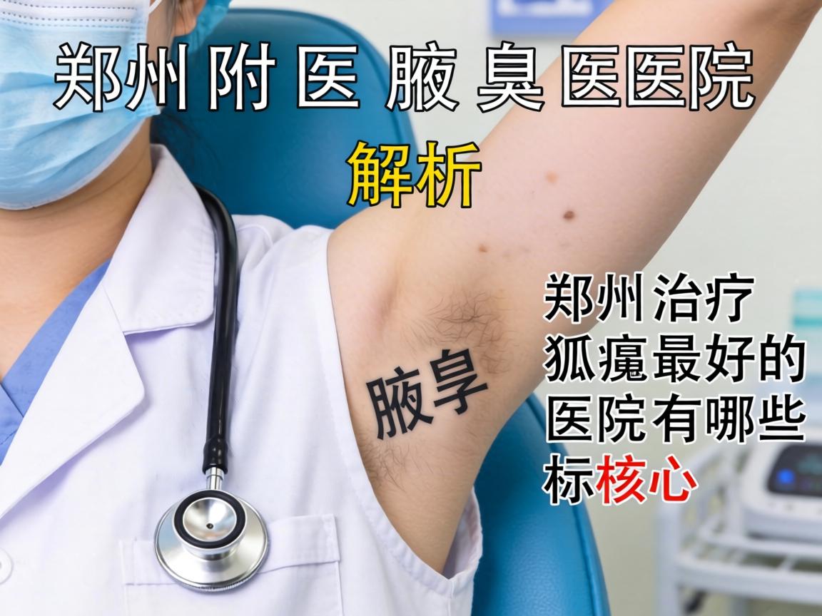 郑州附医腋臭医院解析，郑州治疗狐臭最好的医院有哪些核心标准
