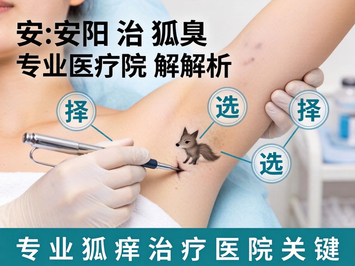 安阳治狐臭专业医院解析，选择专业狐臭治疗医院的关键