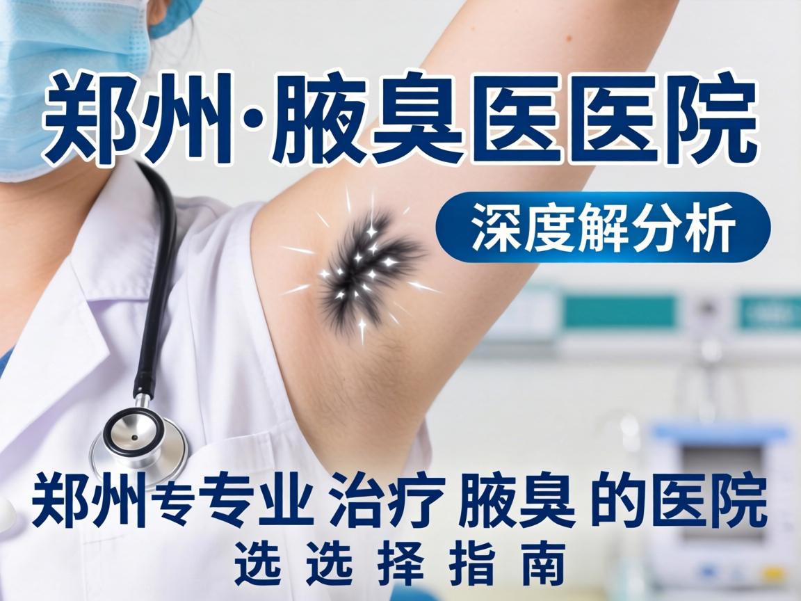 郑州腋臭医院深度解析，郑州专业治疗腋臭的医院选择指南
