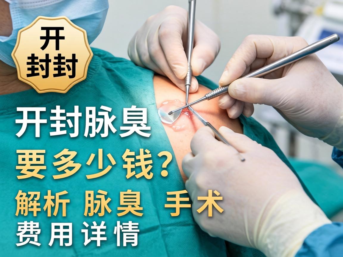 开封腋臭手术要多少钱？解析腋臭手术费用详情