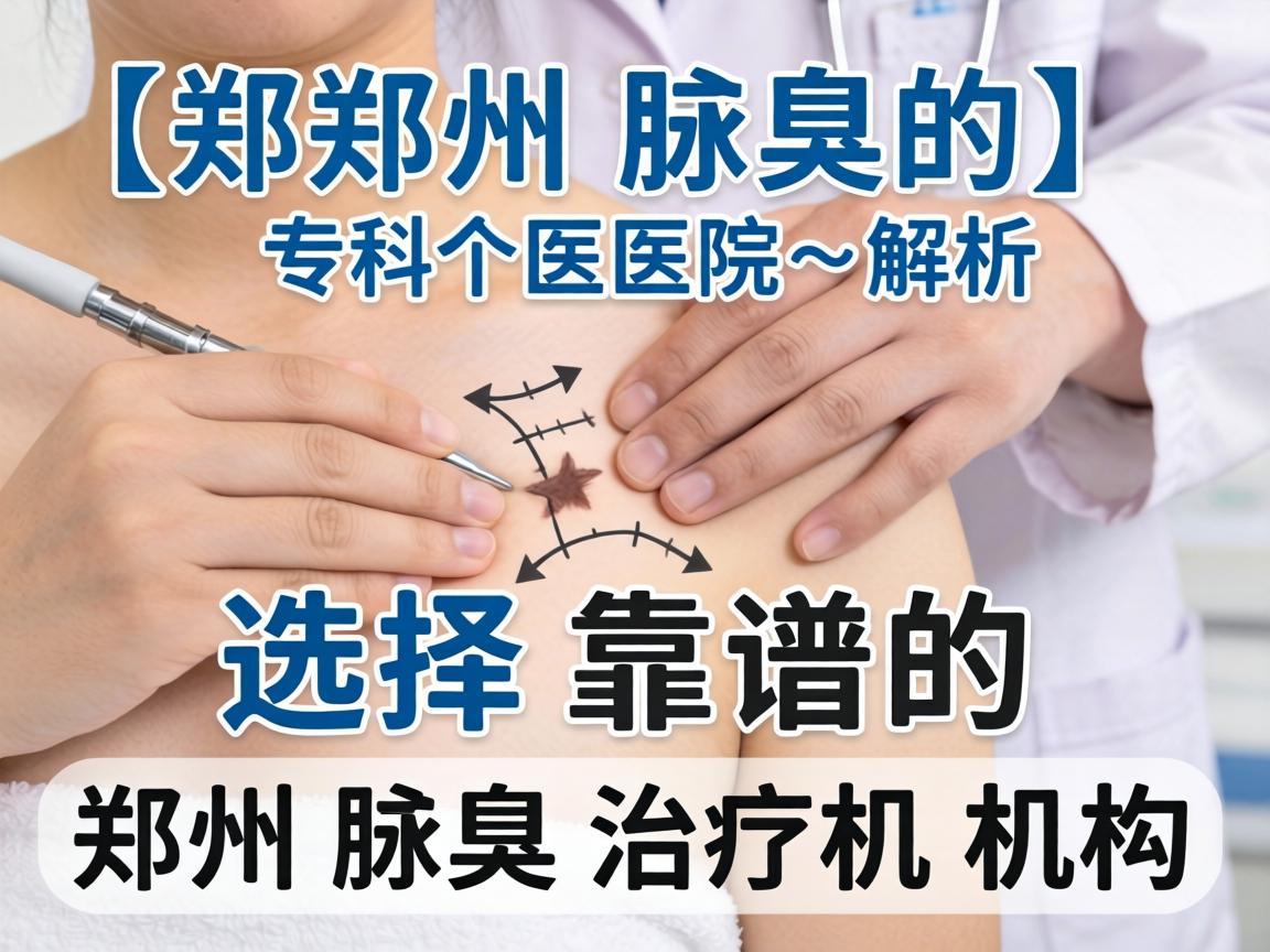 郑州腋臭专科医院解析，如何选择靠谱的郑州腋臭治疗机构