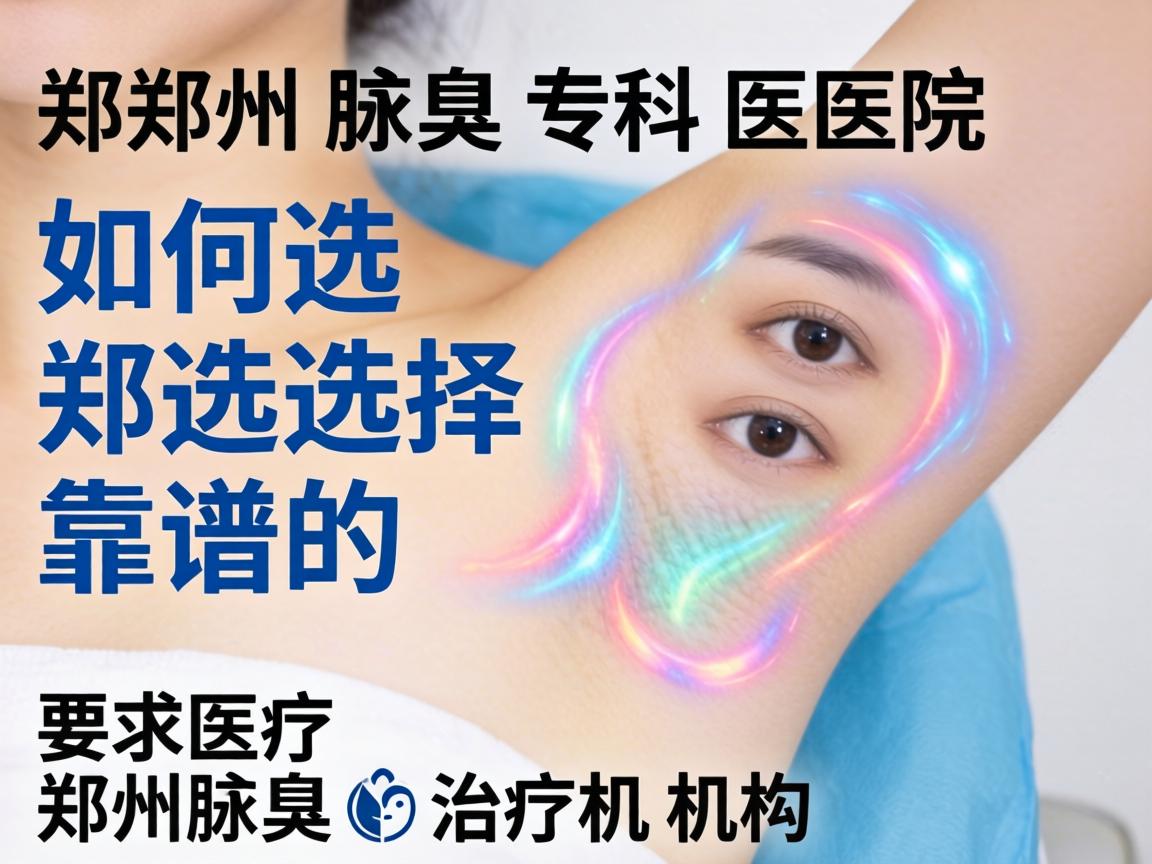 郑州腋臭专科医院解析，如何选择靠谱的郑州腋臭治疗机构