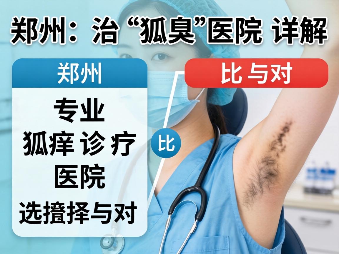 郑州治狐臭医院详解，郑州专业狐臭诊疗医院的选择与对比
