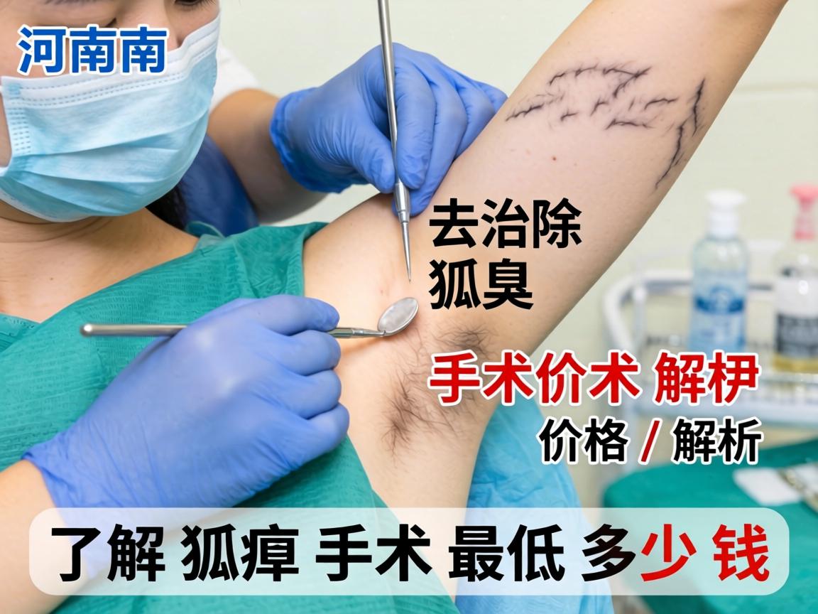 河南去除狐臭手术价格解析，了解狐臭手术最低多少钱