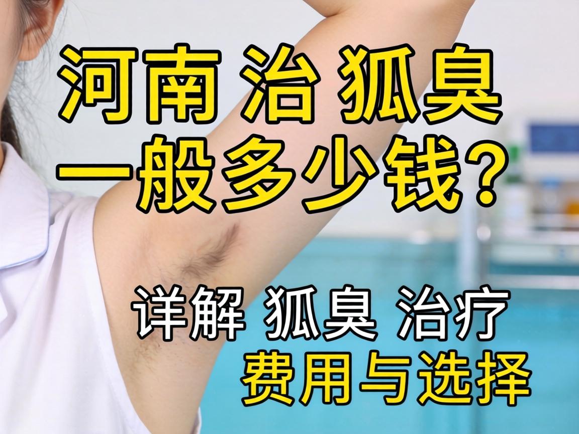 河南治狐臭一般多少钱？详解狐臭治疗费用与选择