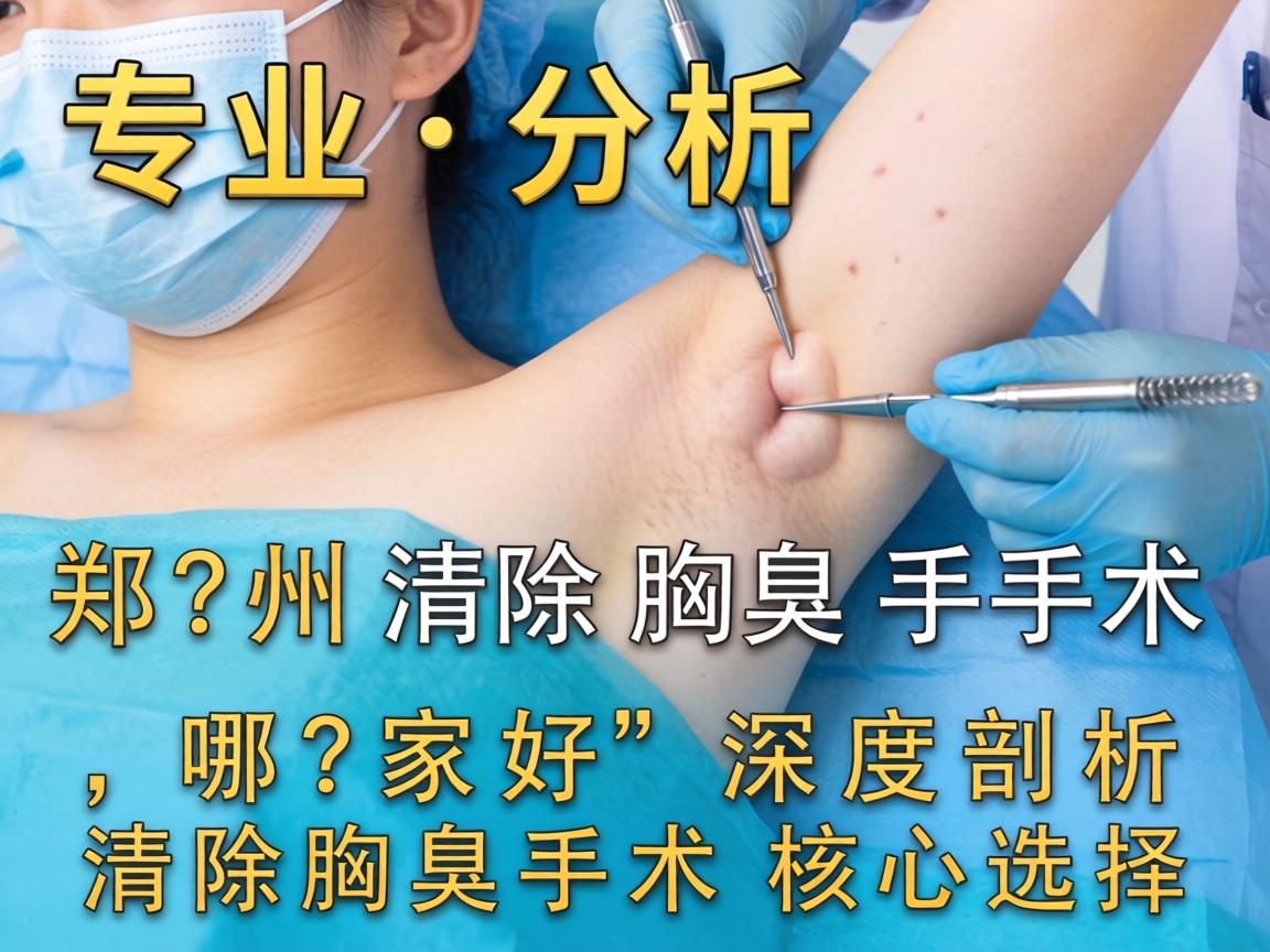 专业解析，郑州清除腋臭手术哪家好，深度剖析清除腋臭手术核心选择