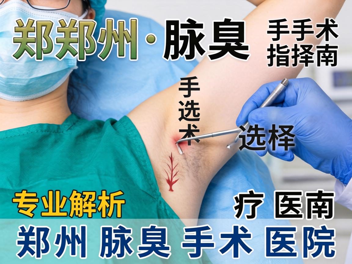 郑州腋臭手术选择指南，专业解析郑州腋臭手术医院