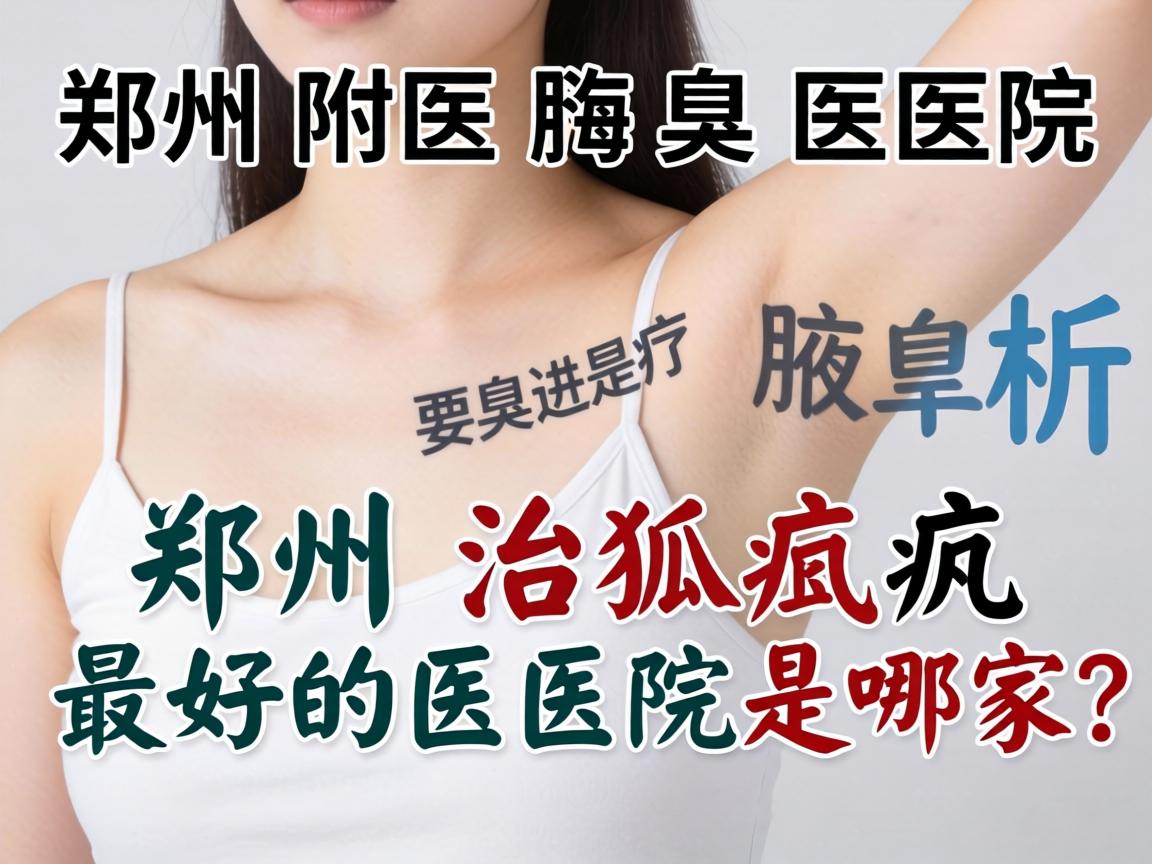 郑州附医腋臭医院解析，郑州治狐臭最好的医院是哪家？