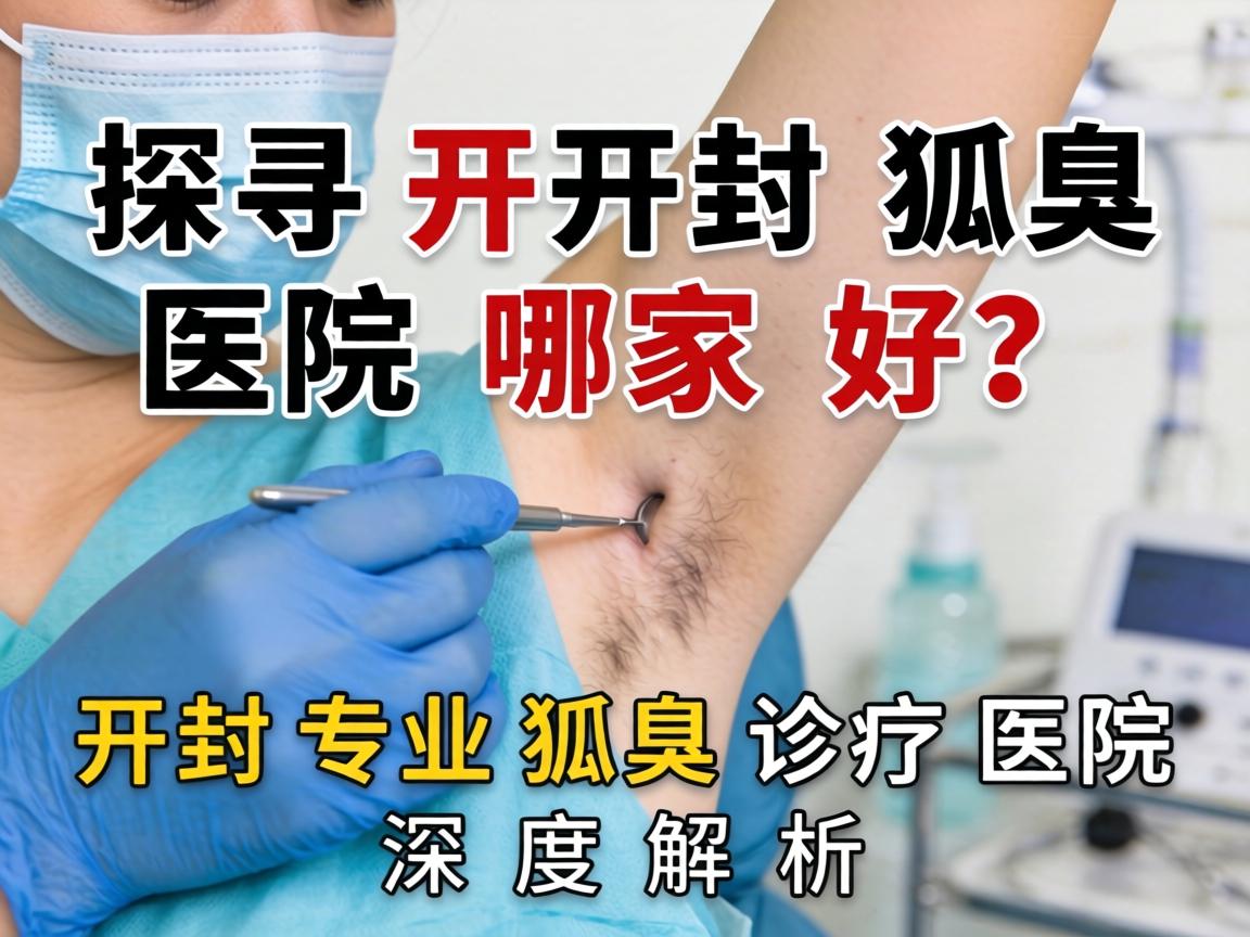 探寻开封狐臭医院哪家好？开封专业狐臭诊疗医院深度解析