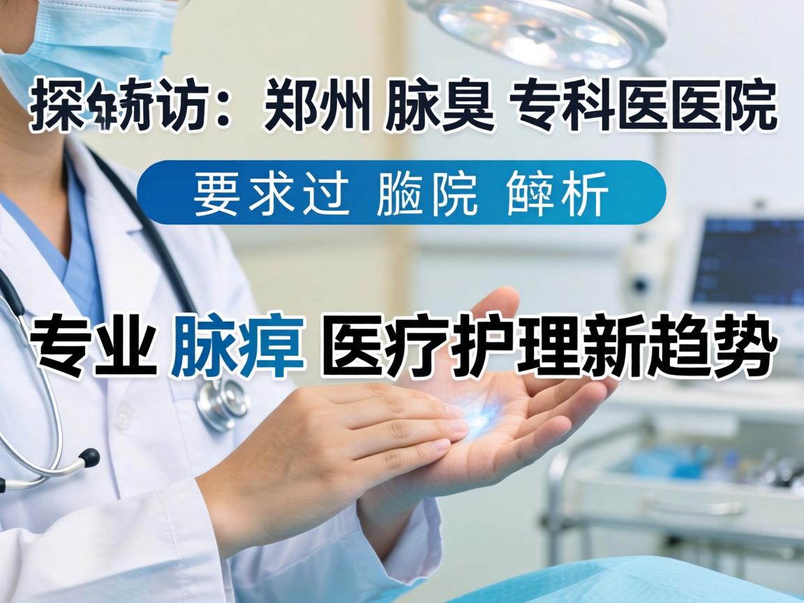探访郑州腋臭专科医院，解析专业腋臭医疗护理新趋势