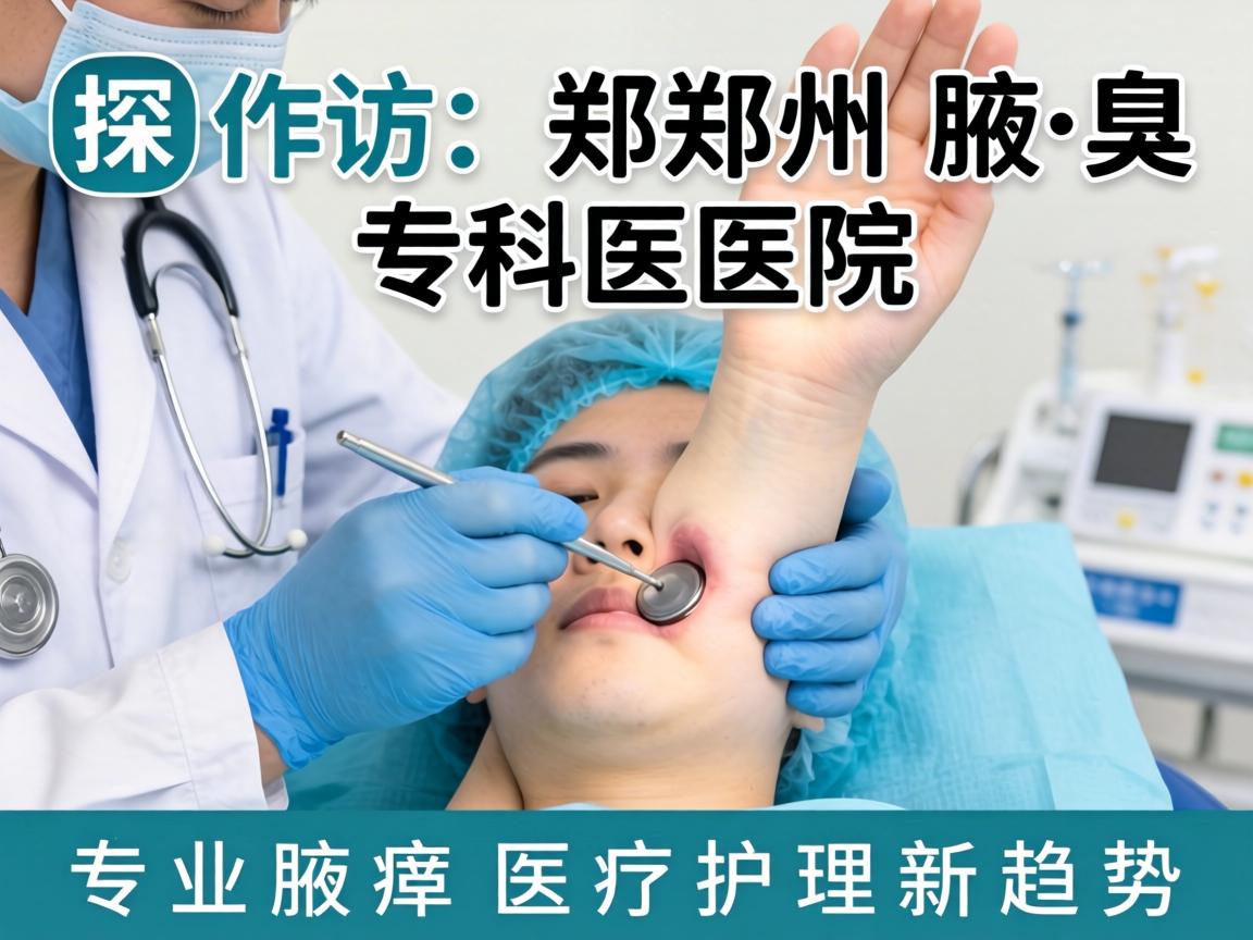 探访郑州腋臭专科医院，解析专业腋臭医疗护理新趋势