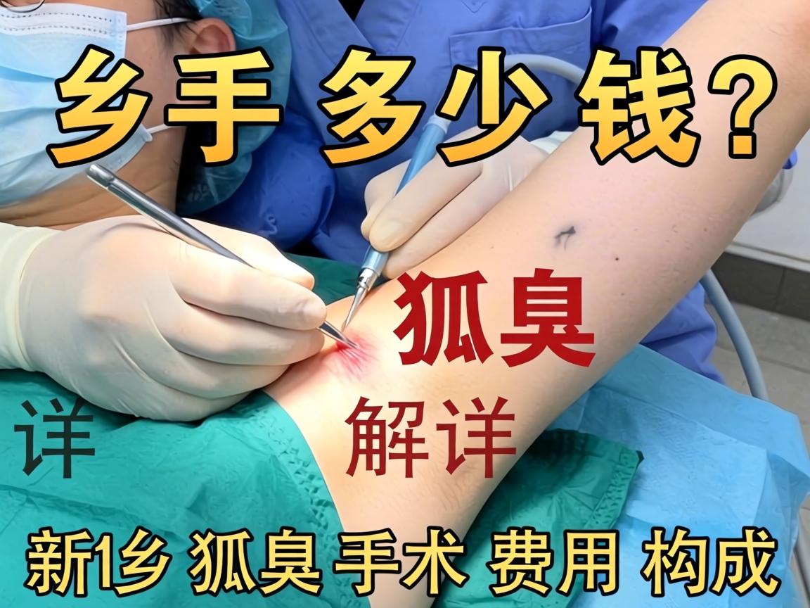 新乡狐臭手术多少钱？详解新乡狐臭手术费用构成