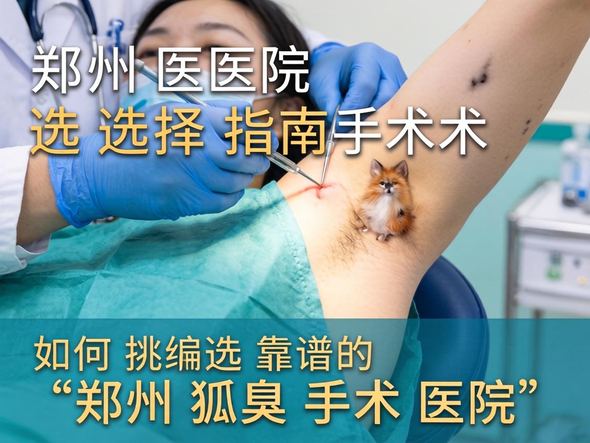 郑州狐臭手术医院选择指南，如何挑选靠谱的郑州狐臭手术医院
