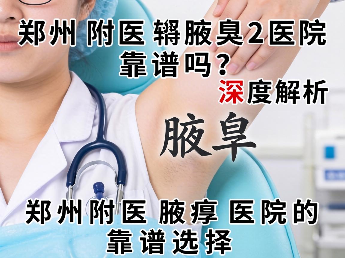 郑州附医腋臭医院靠谱吗?深度解析郑州附医腋臭医院的靠谱选择 郑州附医腋臭医院靠谱吗?深度解析郑州附医腋臭医院的靠谱选择