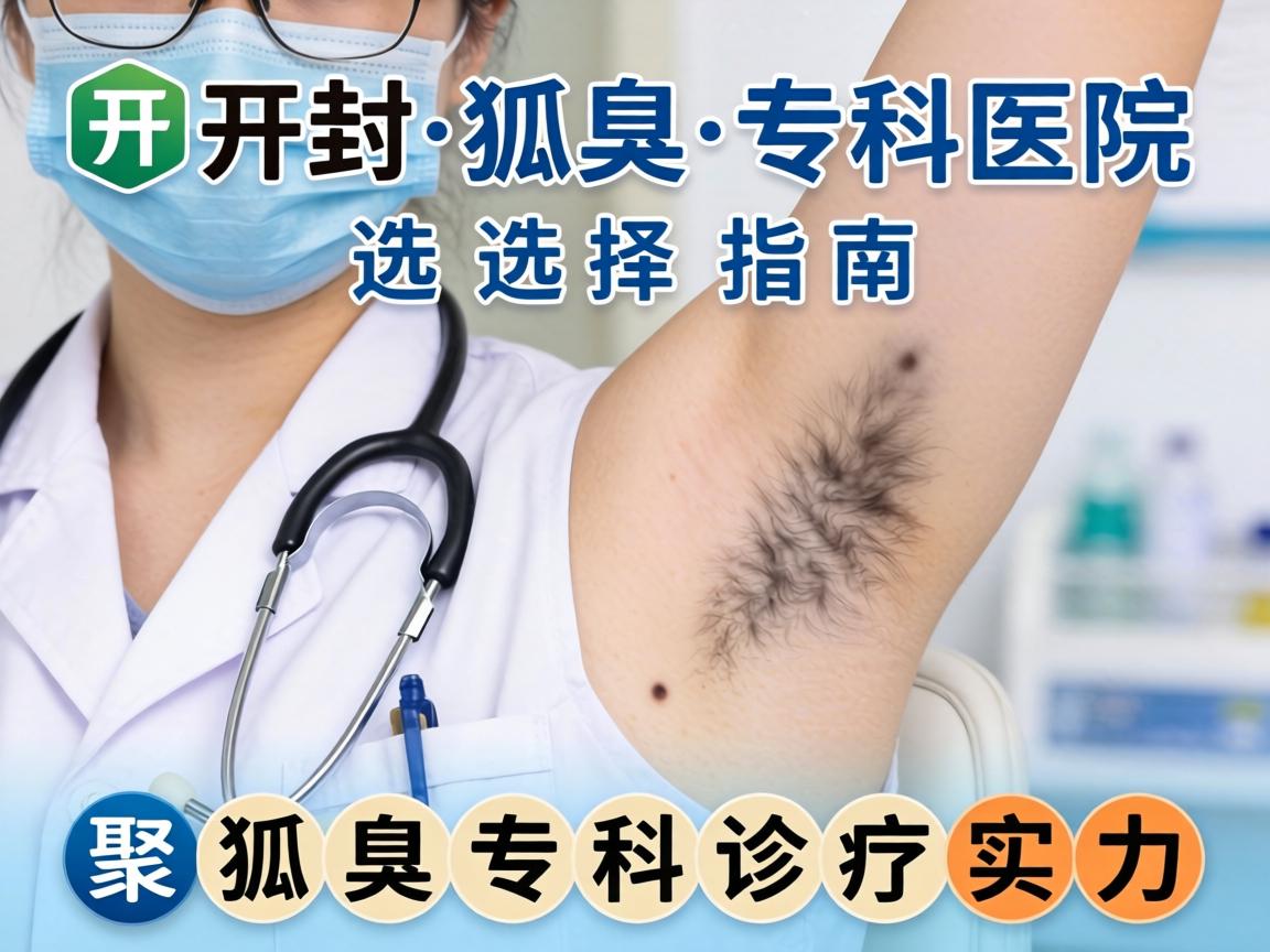 开封狐臭专科医院选择指南,聚焦狐臭专科诊疗实力 开封狐臭专科医院选择指南,聚焦狐臭专科诊疗实力