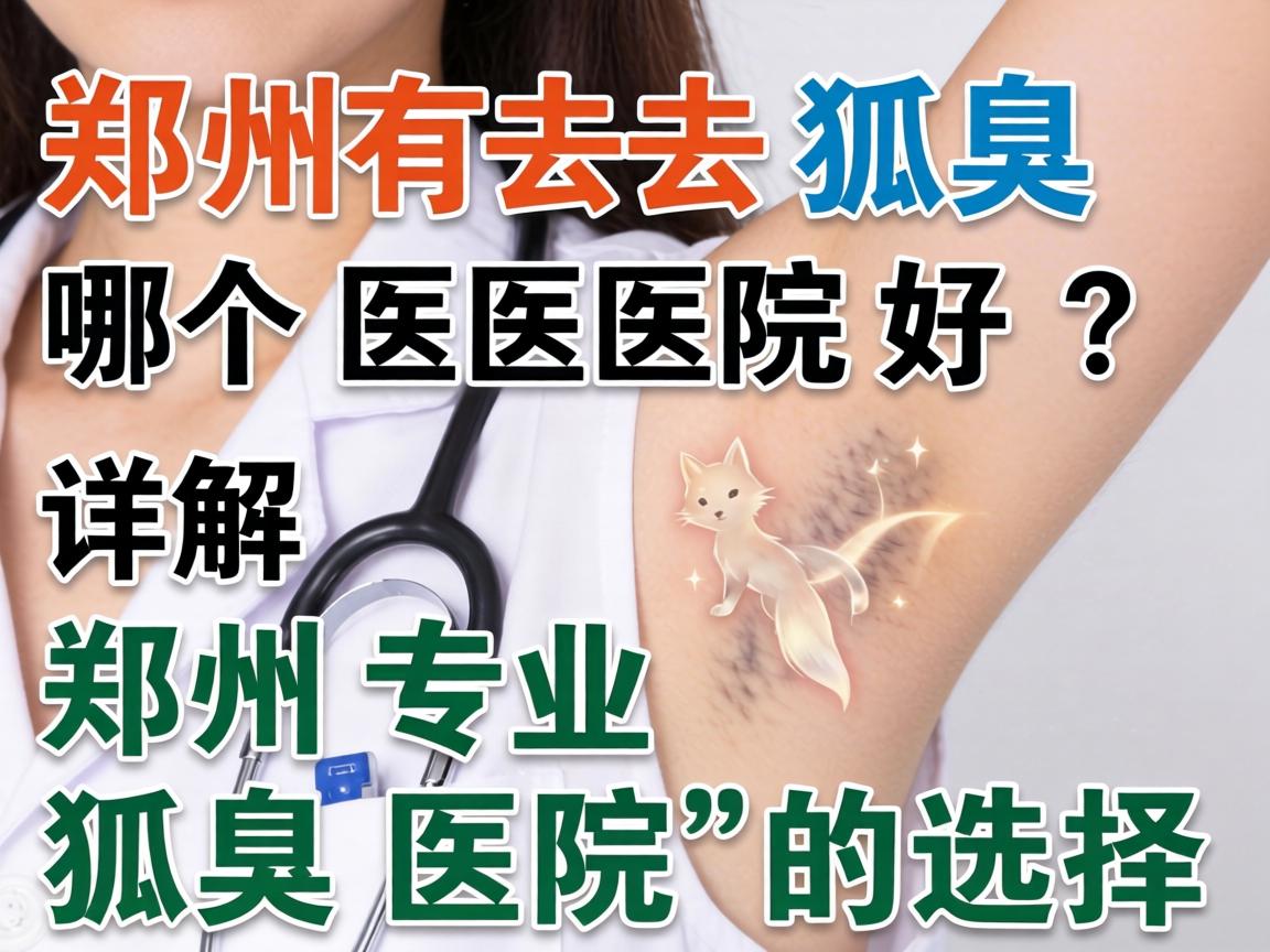 郑州去狐臭哪个医院好？详解郑州专业狐臭医院的选择