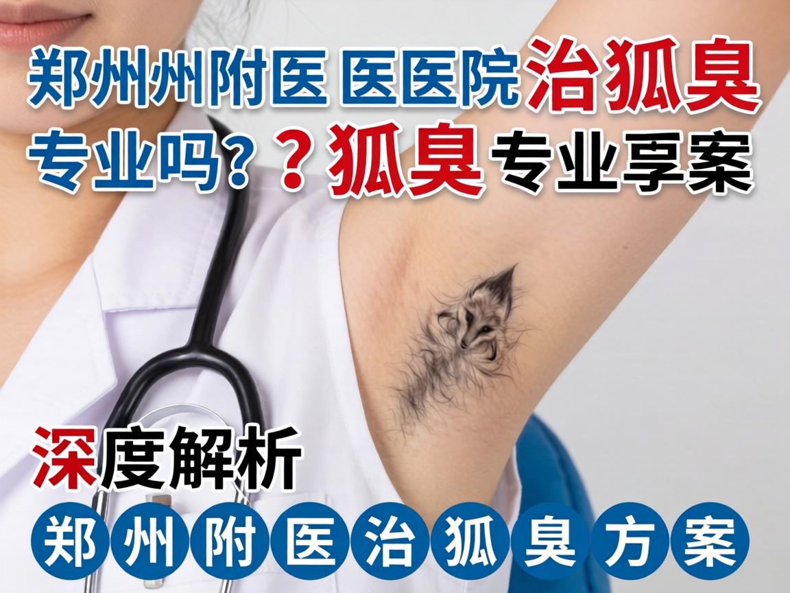 郑州附医医院治狐臭专业吗？深度解析郑州附医治狐臭方案