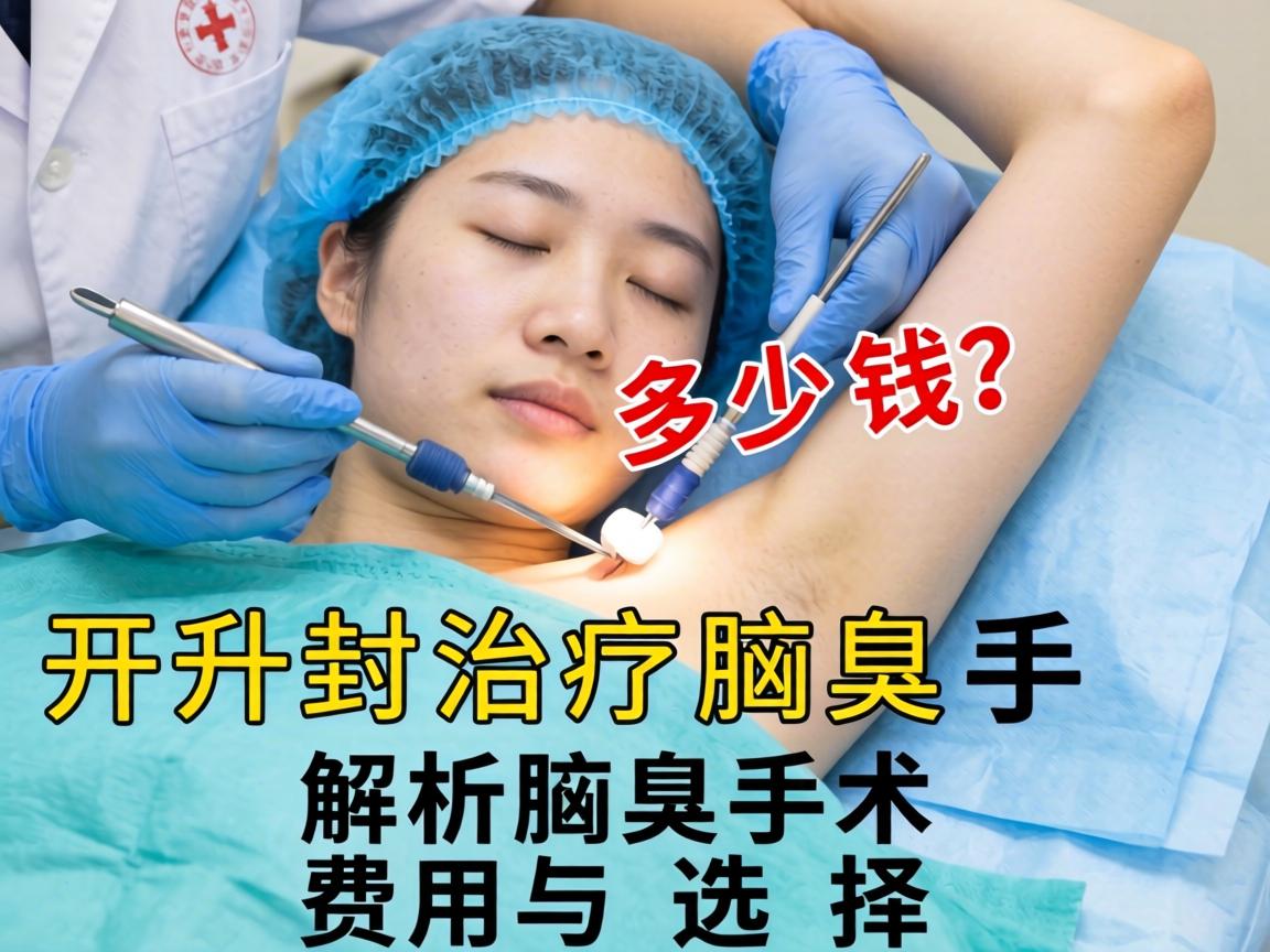 开封治疗腋臭手术多少钱?解析腋臭手术费用与选择 开封治疗腋臭手术多少钱?解析腋臭手术费用与选择