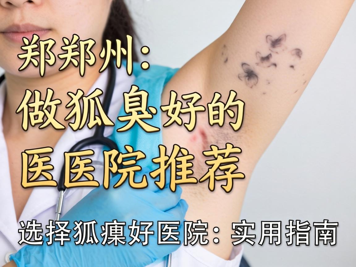郑州做狐臭好的医院推荐，选择狐臭好医院的实用指南