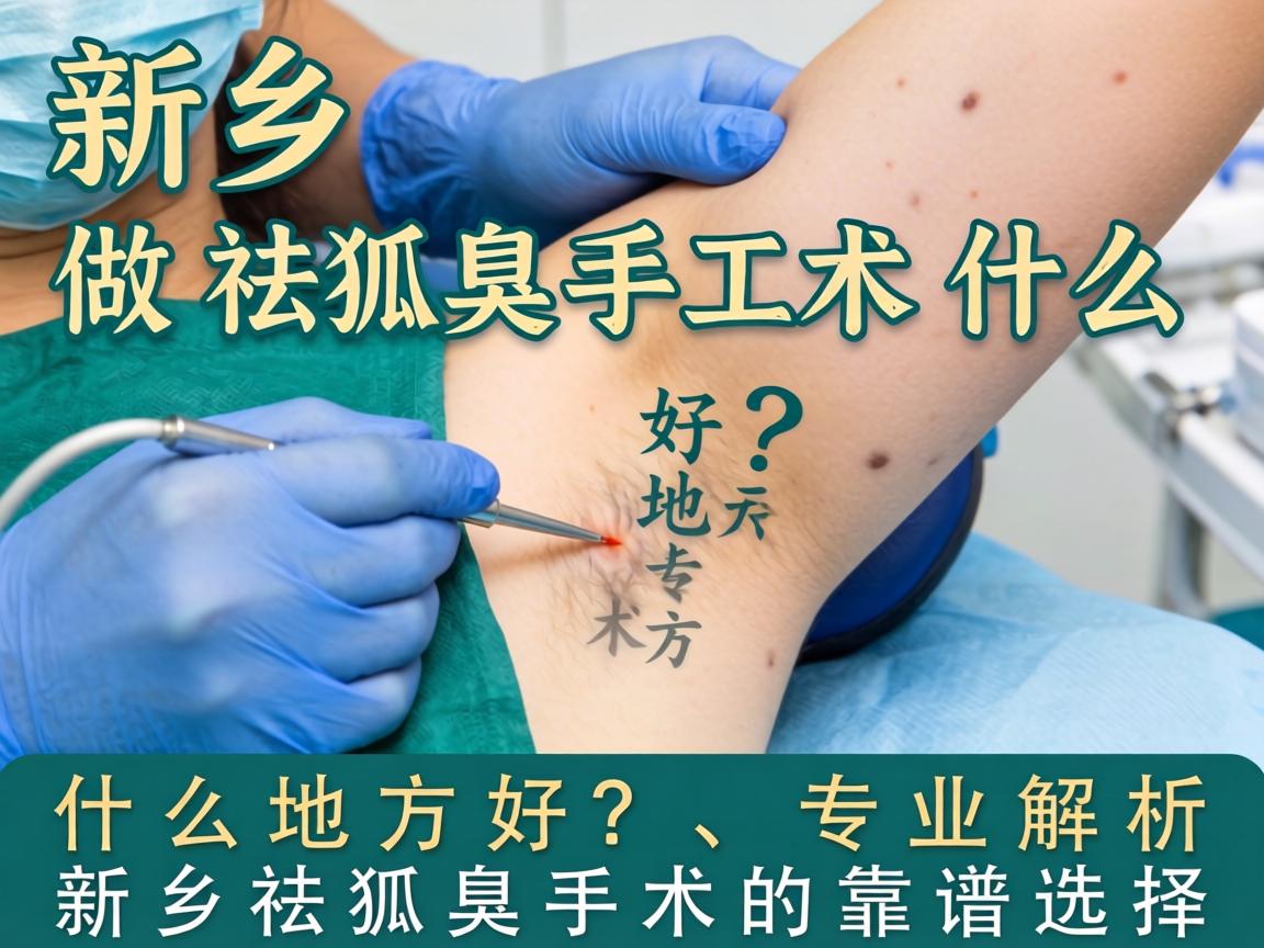 新乡做祛狐臭手术什么地方好？专业解析新乡祛狐臭手术的靠谱选择