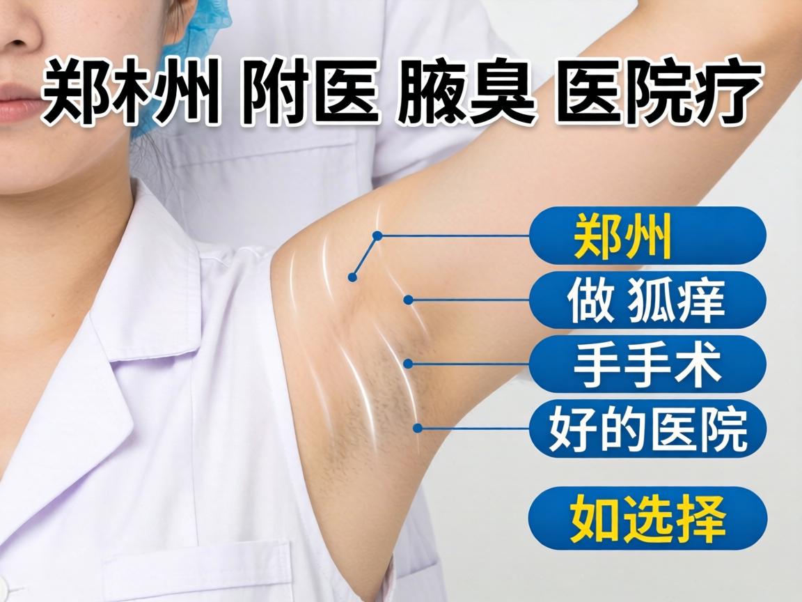 郑州附医腋臭医院解析，郑州做狐臭手术好的医院如何选择