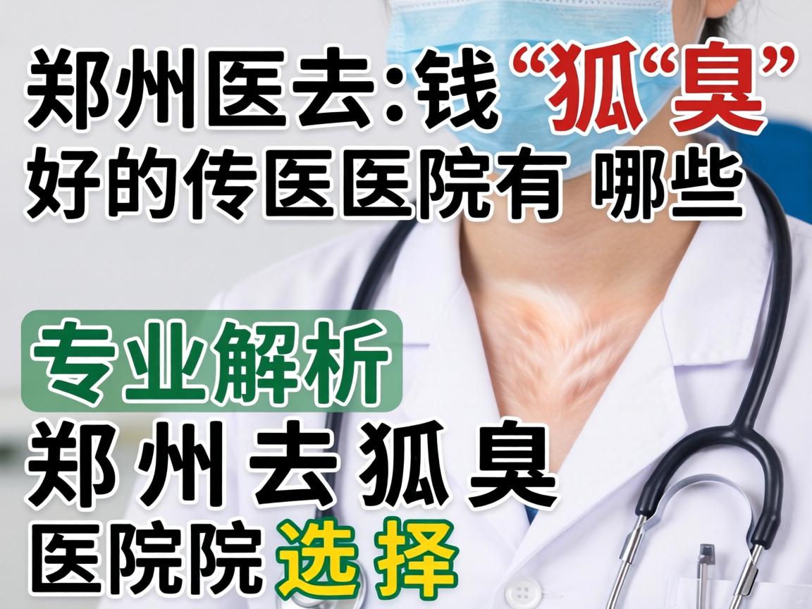 郑州去狐臭好的医院有哪些？专业解析郑州去狐臭医院选择