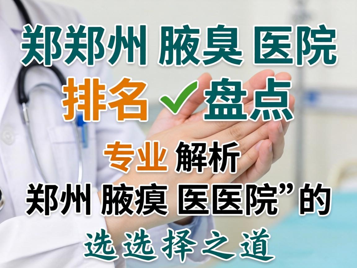 郑州腋臭医院排名盘点,专业解析郑州腋臭医院的选择之道 郑州腋臭医院排名盘点,专业解析郑州腋臭医院的选择之道
