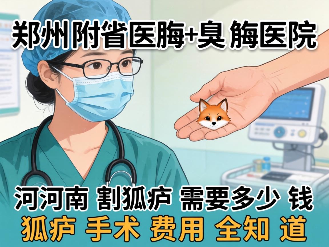 郑州附医腋臭医院解析，河南割狐臭需要多少钱，狐臭手术费用全知道