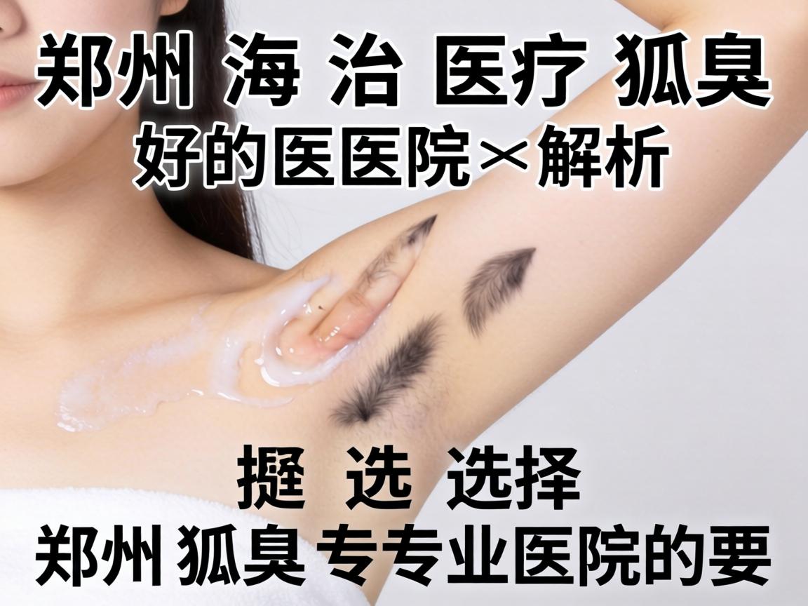 郑州治疗狐臭好的医院解析，选择郑州狐臭专业医院的要点