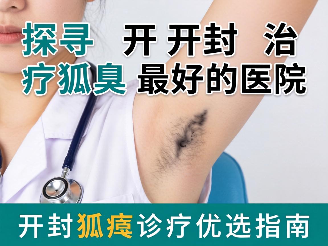 探寻开封治疗狐臭最好的医院，开封狐臭诊疗优选指南
