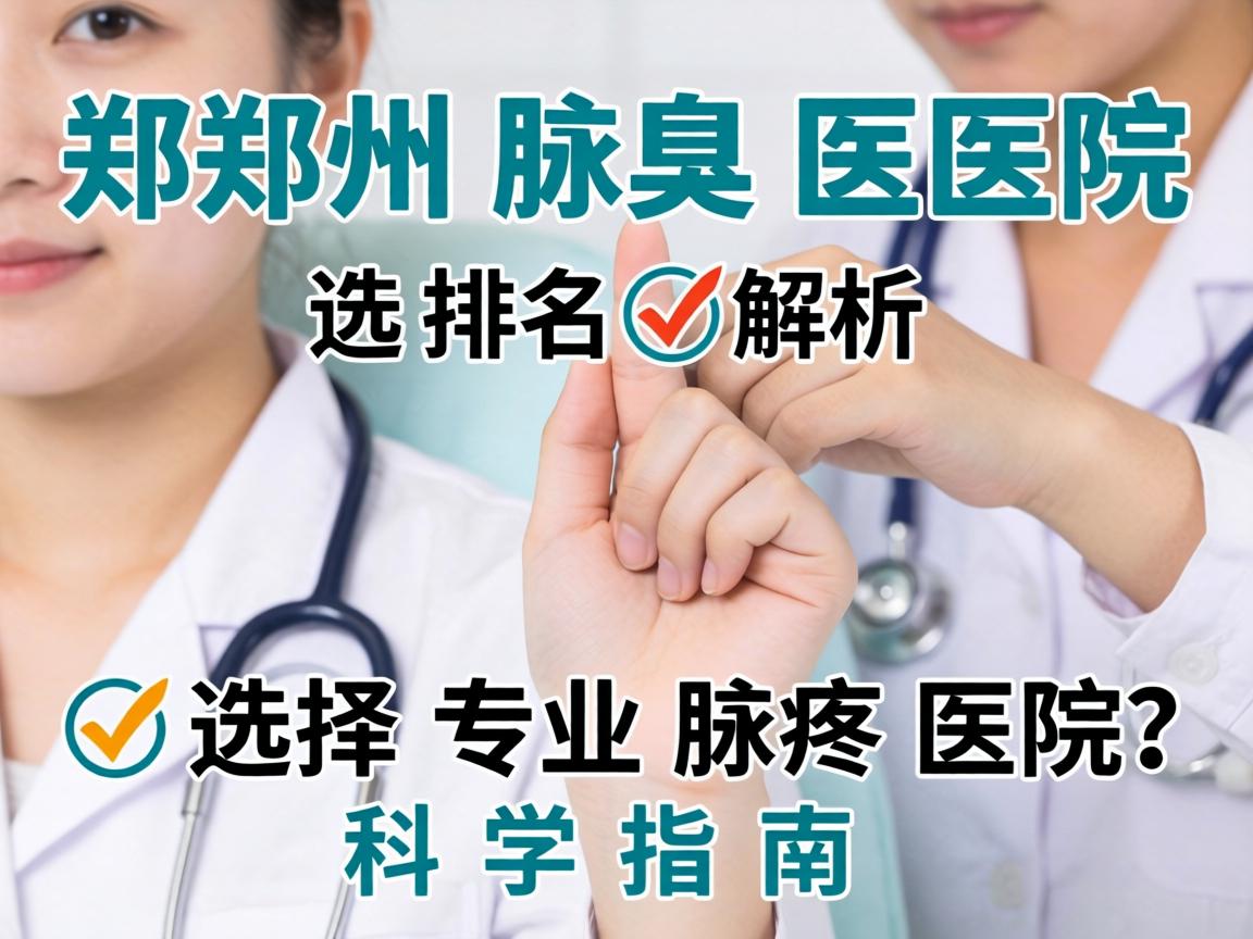 郑州腋臭医院排名解析，选择专业腋臭医院的科学指南