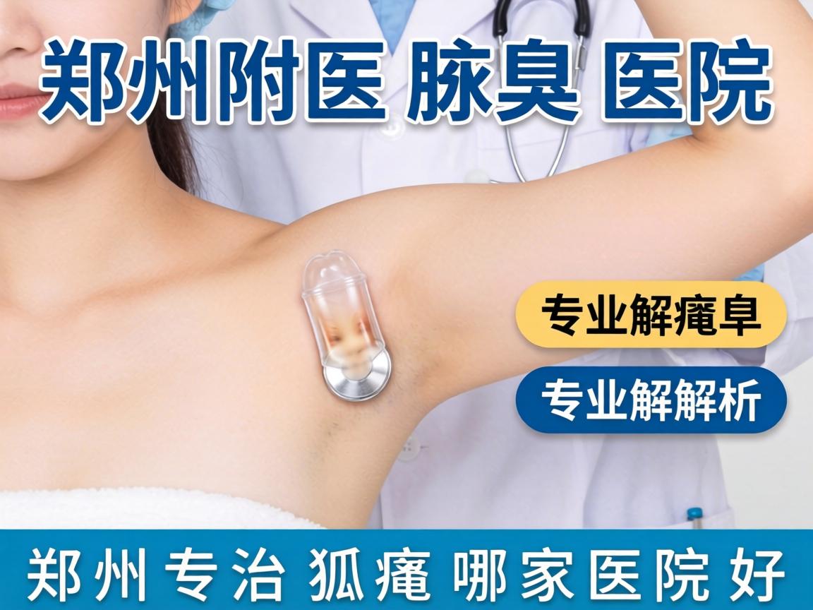 郑州附医腋臭医院专业解析，郑州专治狐臭哪家医院好