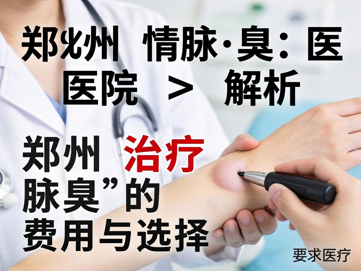 郑州腋臭医院解析，郑州治疗腋臭的费用与选择