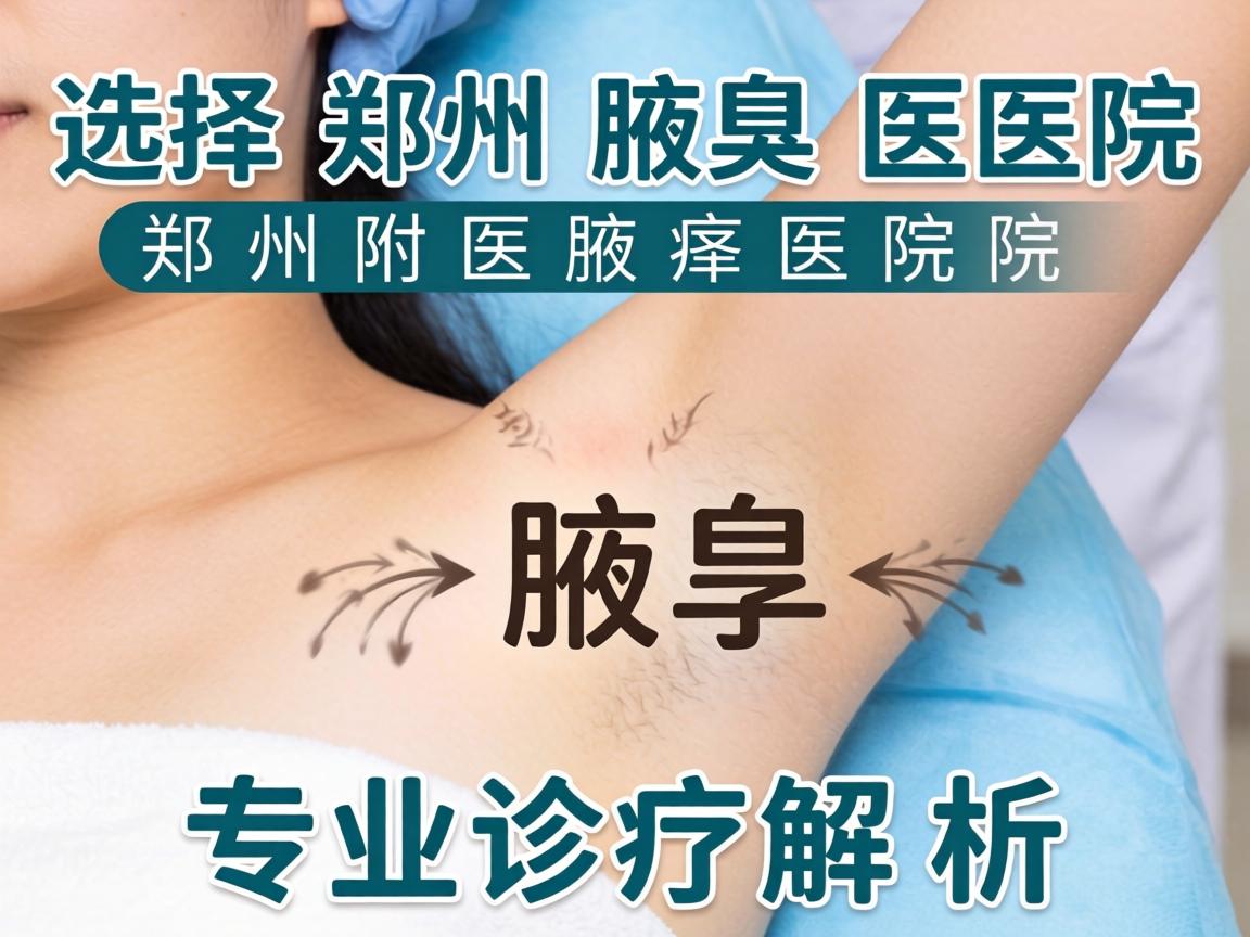 选择郑州腋臭医院,郑州附医腋臭医院的专业诊疗解析 选择郑州腋臭医院,郑州附医腋臭医院的专业诊疗解析